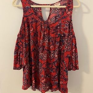 mossimo printed blouse